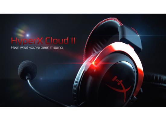 HyperX Cloud II Gaming Headset  - Red